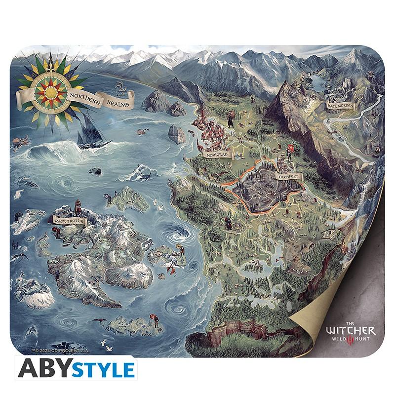 THE WITCHER flexible mousepad World map (23,5 x 19,5 cm) / Wiedźmin podkładka pod myszkę - mapa świata (23,5 x 19,5 cm) - ABS