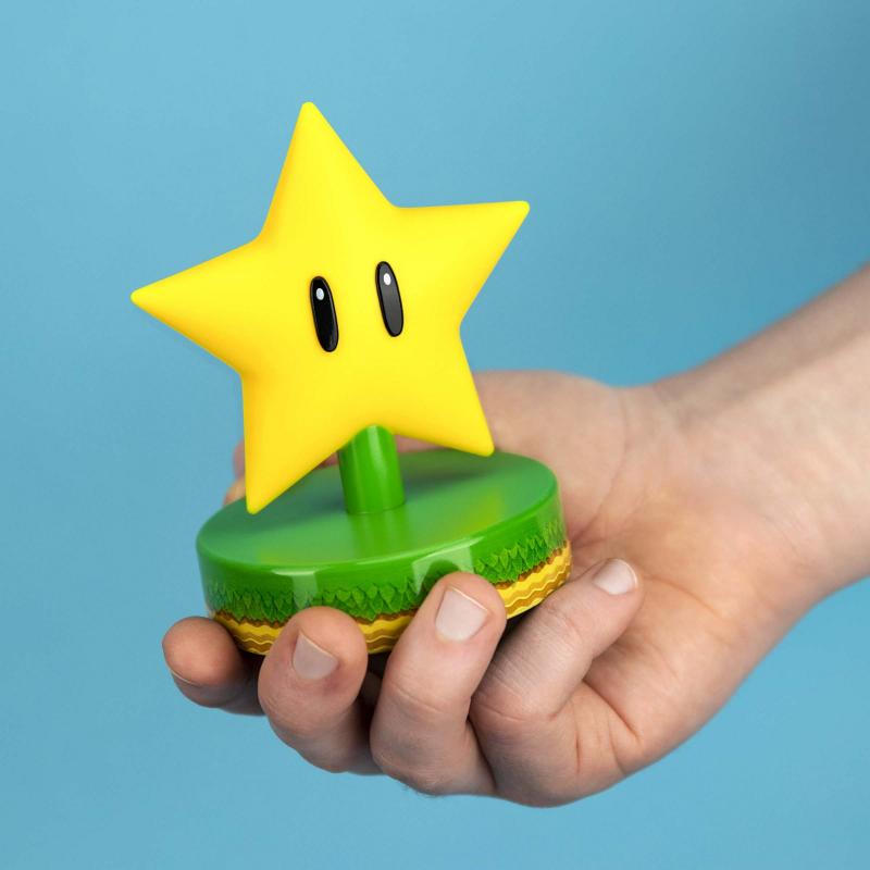 Super Mario Super Star icon light / lampka Super Mario - Super Star