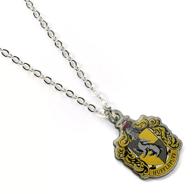 Harry Potter Hufflepuff Crest Slider Necklace / Łańcuszek z zawieszką Harry Potter - Hufflepuff herb