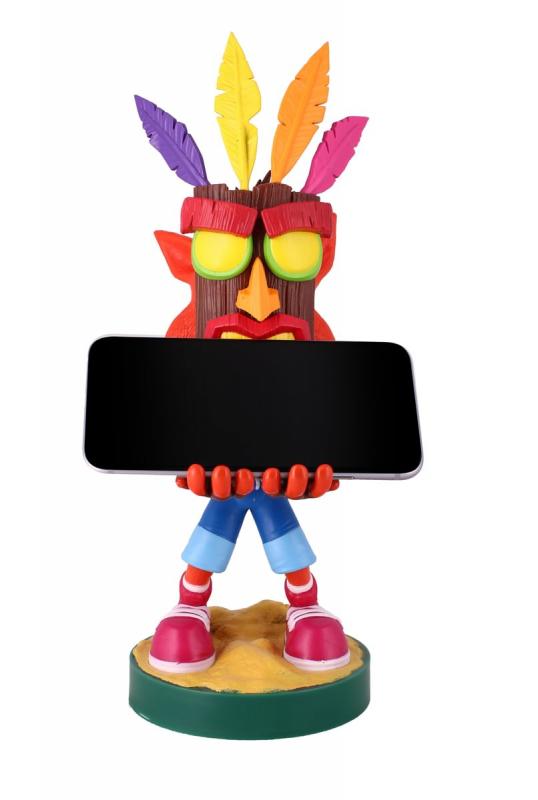 Crash Bandicoot Aku Aku phone & controller holder (20 cm)/ stojak Crash Aku Aku (20 cm)