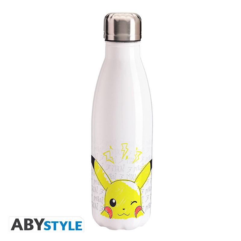 Pokemon water bottle - Pikachu Scribble / butelka metalowa Pokemon - Pikachu - ABS