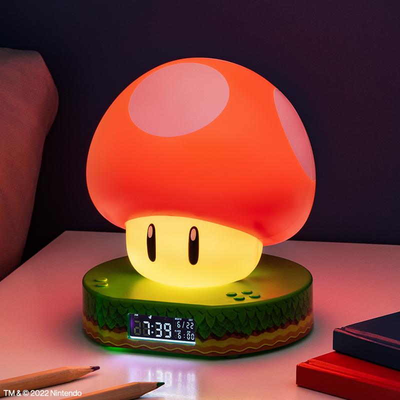 Super Mario Mushroom Digital Alarm Clock / zegar cyfrowy Super Mario Mushroom