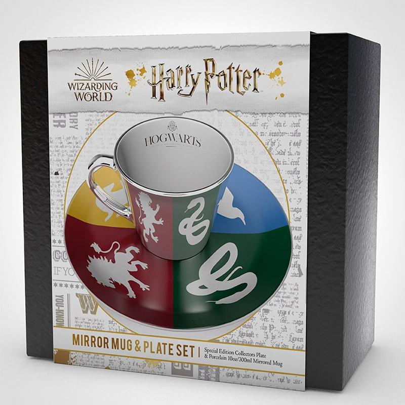 HARRY POTTER Mirror mug & plate set / Harry Potter zestaw: filiżanka plus talerzyk - ABS