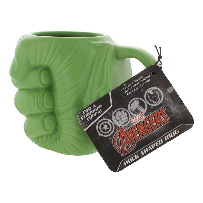 Marvel Avengers Hulk Shaped Mug / kubek Mavel Avengers Hulk 