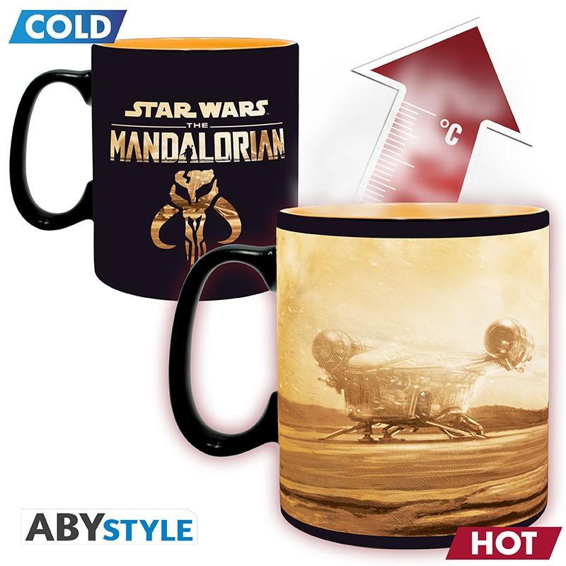 Star Wars THE MANDALORIAN mug heat change (460 ml) - Mando / Gwiezdne Wojny Mandalorian kubek termoaktywny (460 ml) Mando - ABS