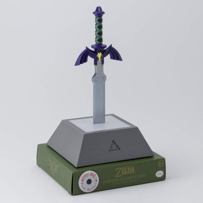 The Legend of Zelda Mini Master Sword Light (with Try Me button, high: 21 cm) / The Legend of Zelda lampka mini Miecz Mistrza (z guzikiem Try me, wysokość: 21 cm)
