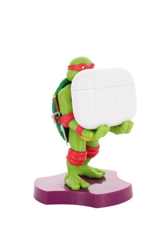 TMNT: Raphael Cable Guys Holdem - Earbud Holder (11 cm) / Stojak na słuchawki Wojownicze Żółwie Ninja - Raphael (11 cm)