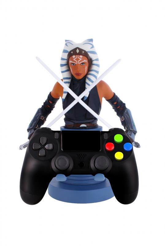 Star Wars - Mandalorian Ahsoka Tano phone & controller holder (20 cm) DAMAGED PACKING / stojak Gwiezdne Wojny - Mandalorian Ahsoka Tano (20 cm) USZKODZONE OPAKOWANIE