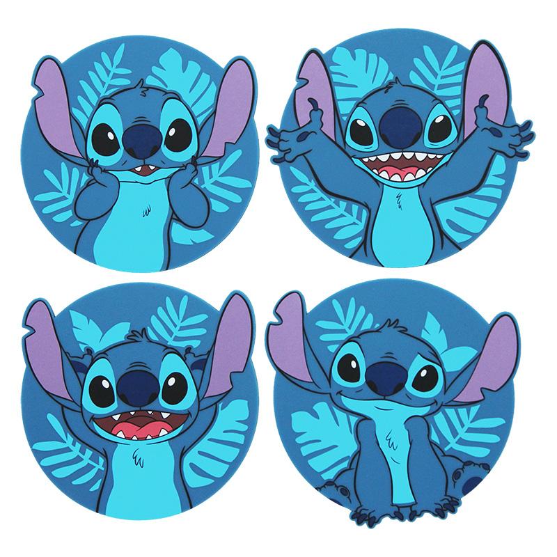 Disney Stitch Shaped Coasters (4 pcs) / Disney Stitch podkładki (4 szt)