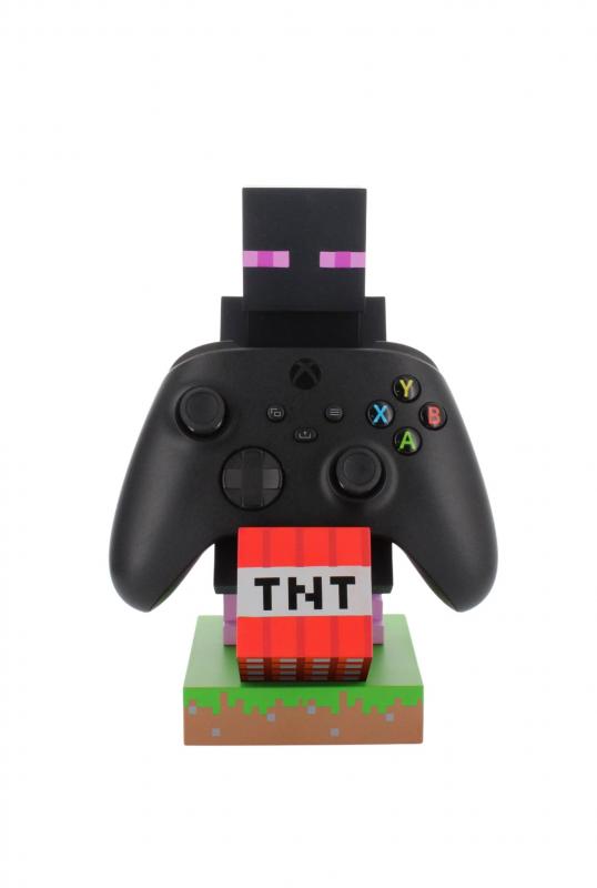Minecraft - Enderman phone & controller holder (high: 20 cm) / Minecraft stojak na telefon - kontroler (wysokość: 20 cm) - Enderman