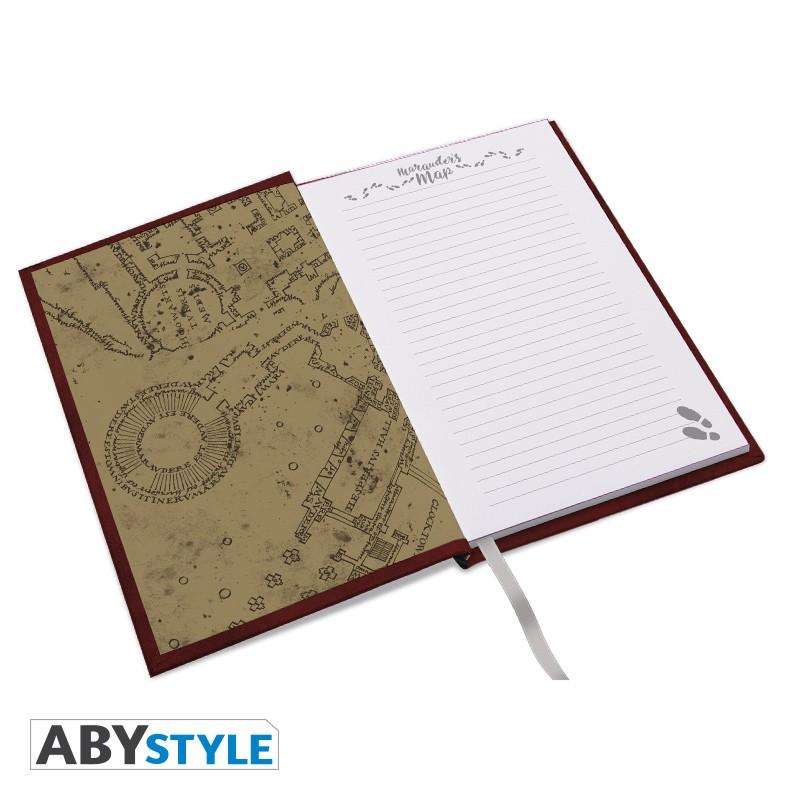 Harry Potter A5 Notebook - Marauders map / Harry Potter notatnik A5 - Mapa Huncwotów - ABS