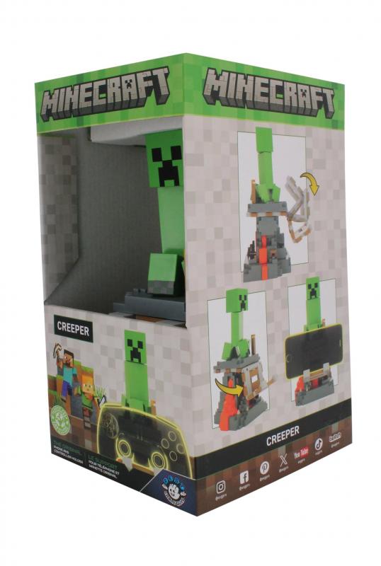 Minecraft - Creeper phone & controller holder (high: 20 cm) / Minecraft stojak na telefon - kontroler (wysokość: 20 cm) - Creeper