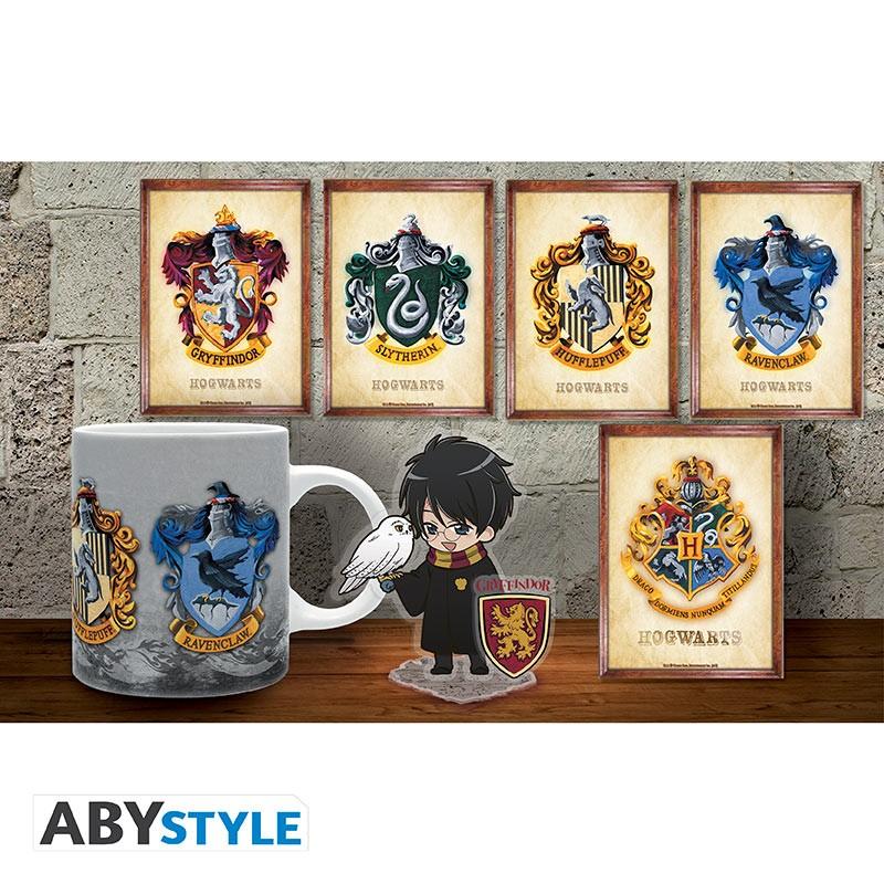 HARRY POTTER gift set: mug, acrylic graphics, 5 postcards / zestaw prezentowy Harry Potter: kubek, akrylowa grafika, 5 pocztówek - ABS