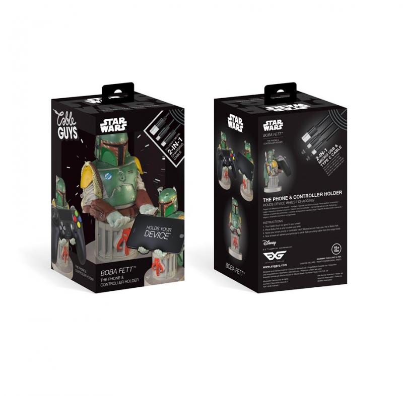 Star Wars Boba Fett phone & controller holder (20 cm) / stojak Gwiezdne Wojny Boba Fett (20 cm)