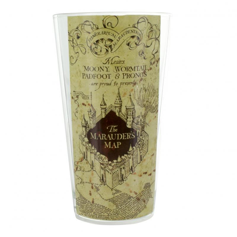 Harry Potter Marauders Map Water Glass / szklanka Harry Potter Mapa Huncwotów