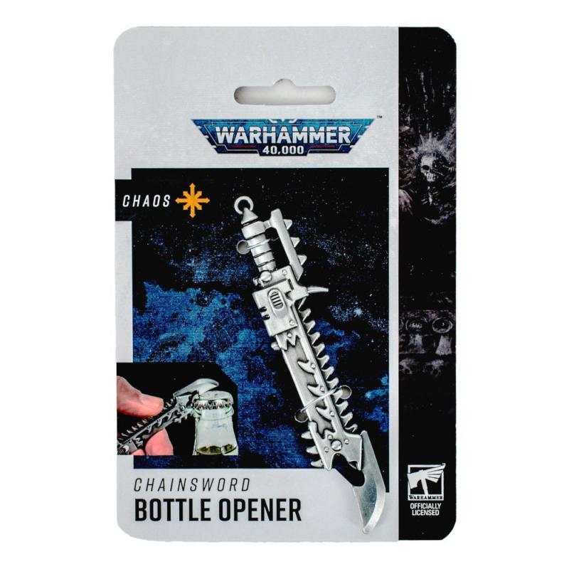 Warhammer 40,000: Chaos Chainsword Bottle Opener / Warhammer 40,000 Chaos otwieracz do butelek - piła mechaniczna