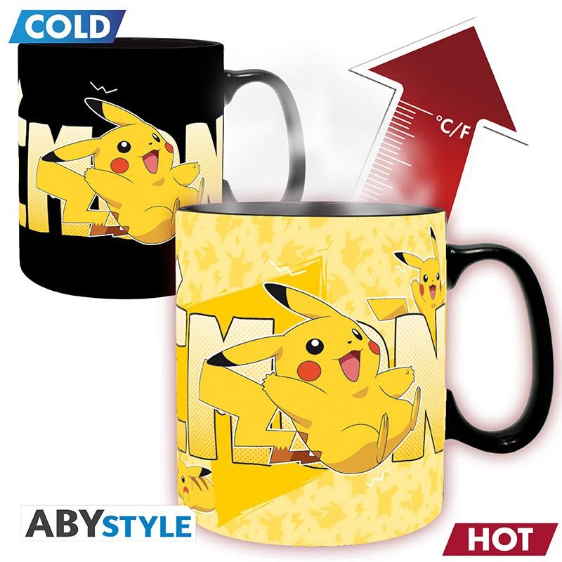 POKEMON - Mug Heat Change - 460 ml - Pikachu - ABS