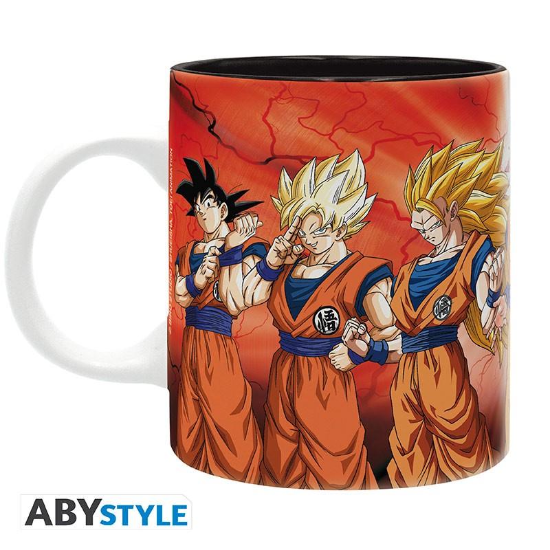 DRAGON BALL SUPER - Mug - 320 ml - Goku transformations / kubek Dragon Ball (320 ml) - Goku transformations