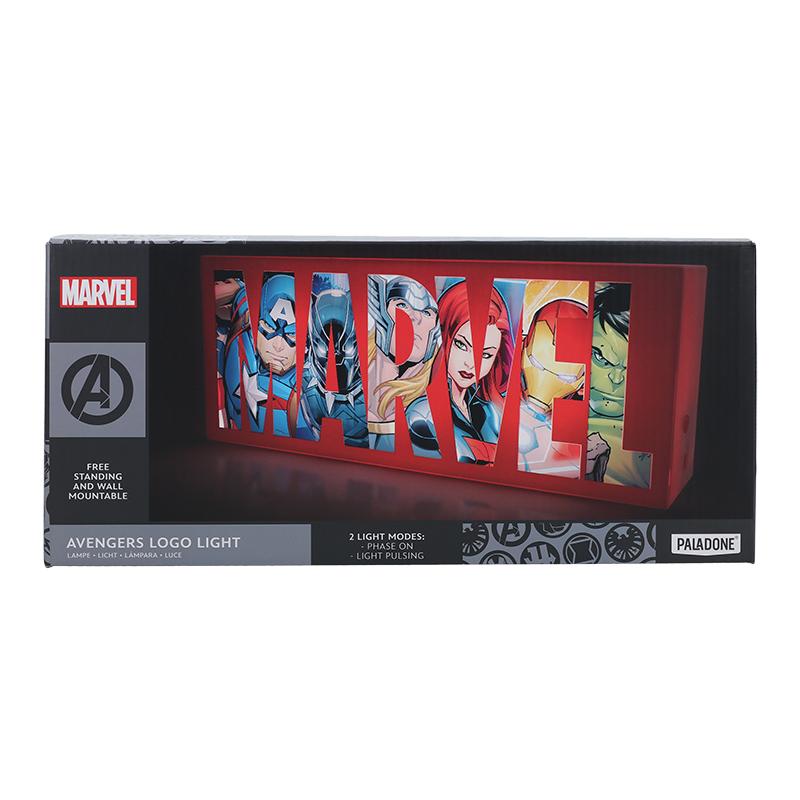 Marvel Avengers Logo Light Try Me Plinth / lampka Marvel Avengers Logo (z przyciskiem Try me)
