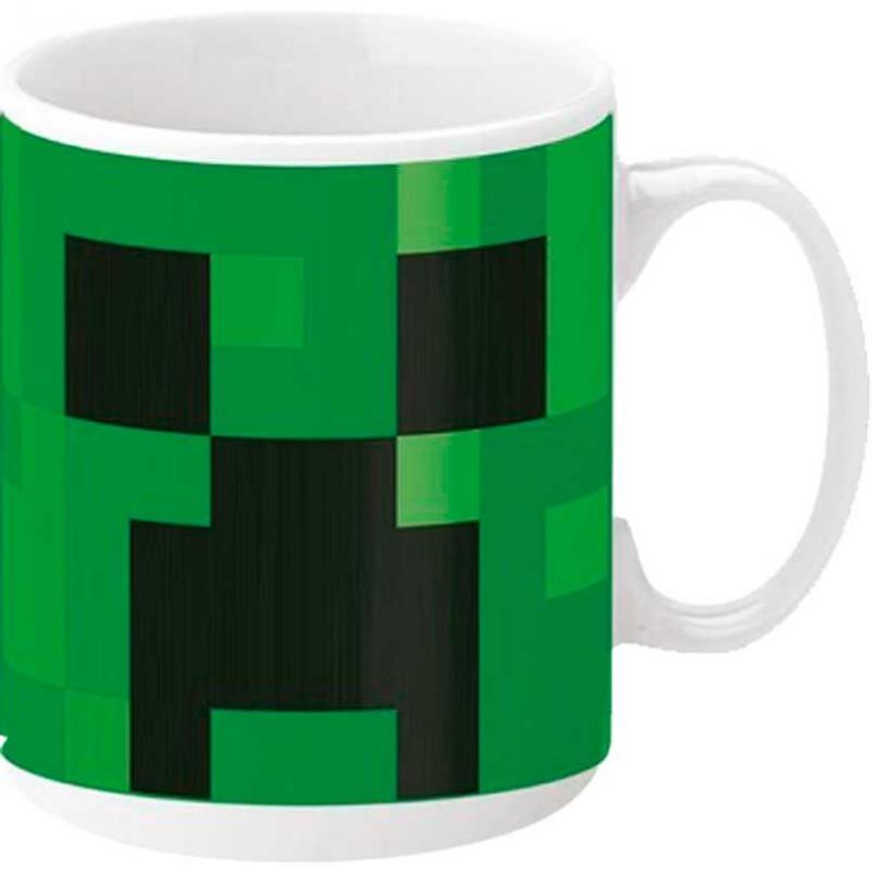 Minecraft set: aluminum bottle and mug / Zestaw Minecraft: butelka wielokrotnego użytku plus kubek