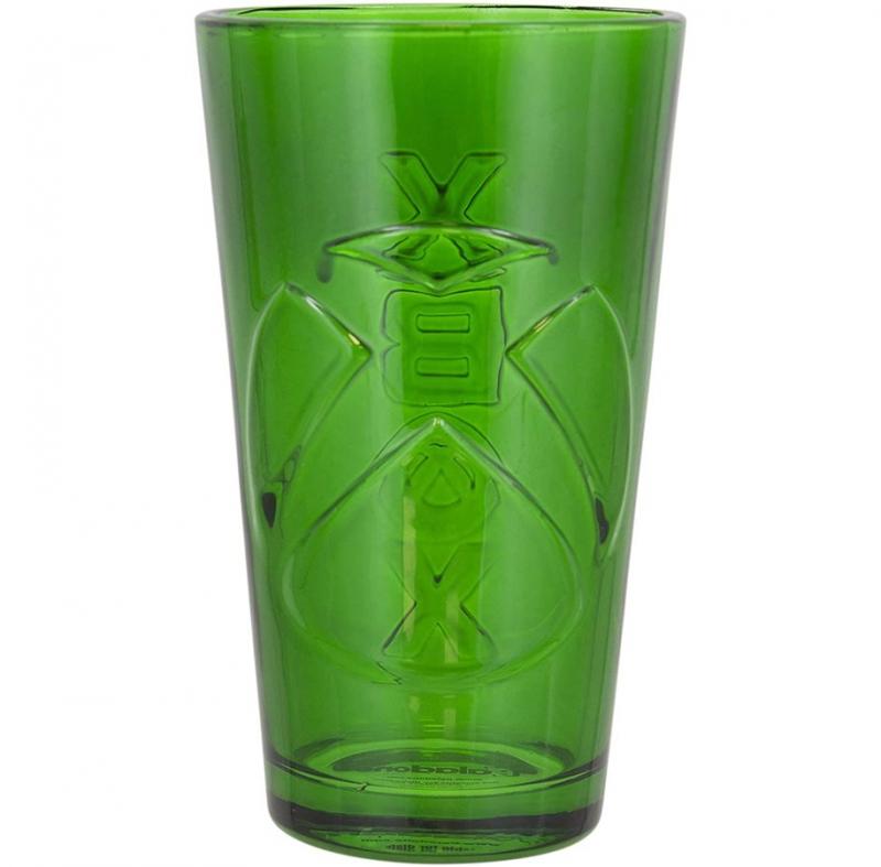 Xbox shaped glass (green) / szklanka XBOX (zielona)