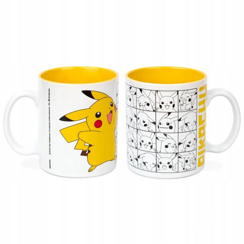 Pokemon - Pikachu gift set: mug, glass, 2 x coasters / zestaw prezentowy Pokemon - Pikachu : kubek, szklanka, 2 x podkładka - ABS