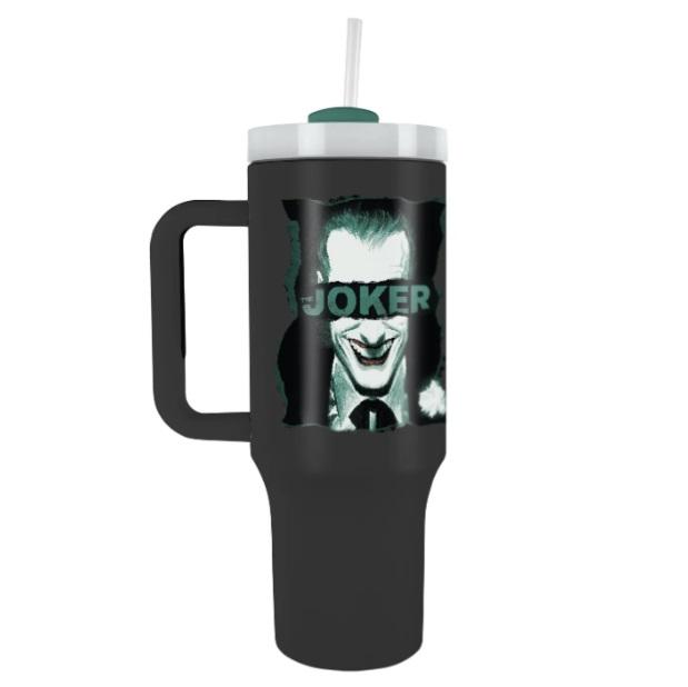 Dc Comics Joker travel cup with straw (1180 ml) / Dc Comics Joker kubek podróżny ze słomką (1180 ml)