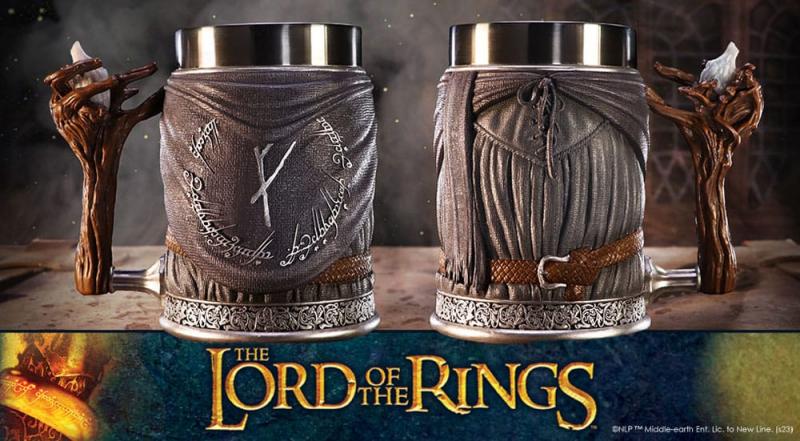Lord of the Rings Gandalf the Grey tankard high: (15 cm) / Kufel kolekcjonerski Władca Pierścieni - Gandalf Szary (wysokość: 15 cm)