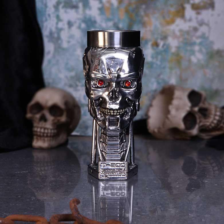 Terminator 2 Head Goblet (17 cm) / puchar kolekcjonerski Terminator 2 - głowa (wys: 17 cm)