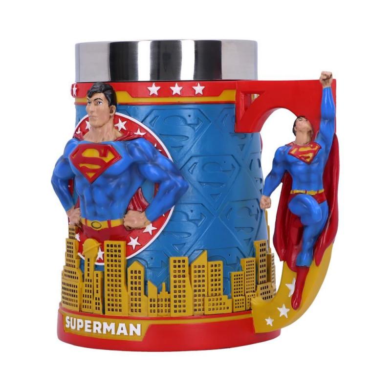 Superman Man of Steel Tankard (high: 15,5cm) / kufel kolekcjonerski DC Superman - Człowiek z żelaza