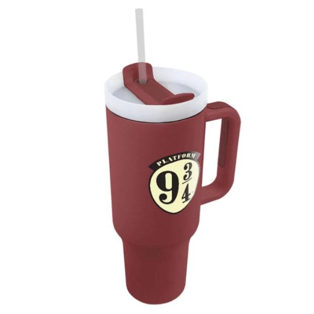 Harry Potter platform 9 3/4 travel cup with straw (1180 ml) / Harry Potter peron 9 3/4 kubek podróżny ze słomką (1180 ml)