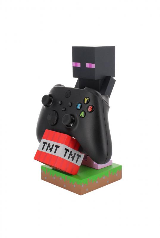 Minecraft - Enderman phone & controller holder (high: 20 cm) / Minecraft stojak na telefon - kontroler (wysokość: 20 cm) - Enderman