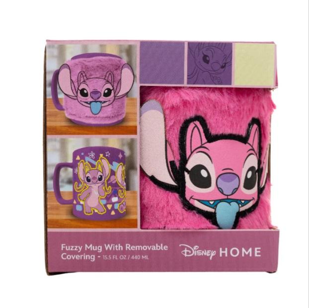 DISNEY LILO & STITCH FUZZY MUG - ANGEL / Disney Lilo & Stitch kubek z futerkiem - Andzia