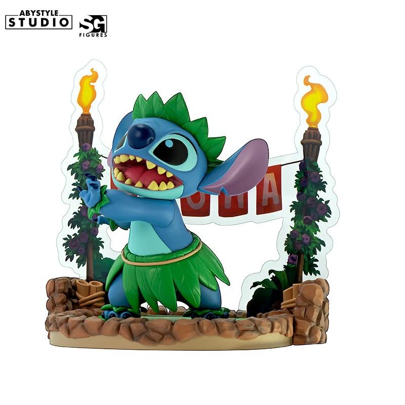 Disney Stitch Hula Dance (high: 35 cm) / Disney Stitch figurka Hula Dance (wysokość: 10 cm) - ABS