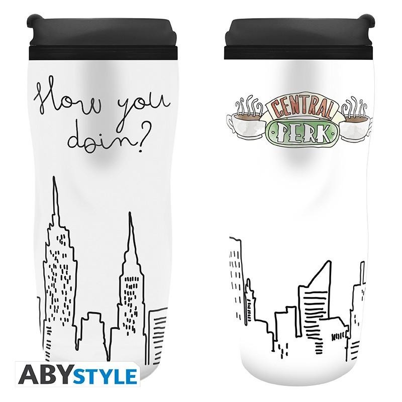 FRIENDS travel mug - Central Perk / kubek podróżny Przyjaciele - Central Perk - ABS