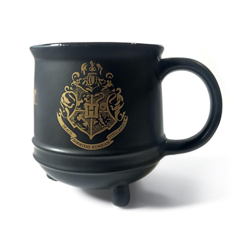 HARRY POTTER (HOGWARTS) CERAMIC CAULDRON MUG / kubek 3D Harry Potter (Herb Hogwartu) - kociołek