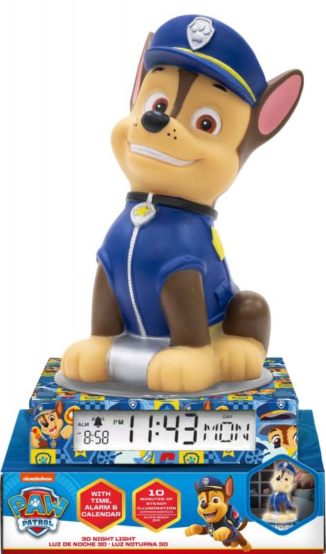 Paw Patrol 3D lamp with alarm / Psi Patrol lampka 3D z budzikiem