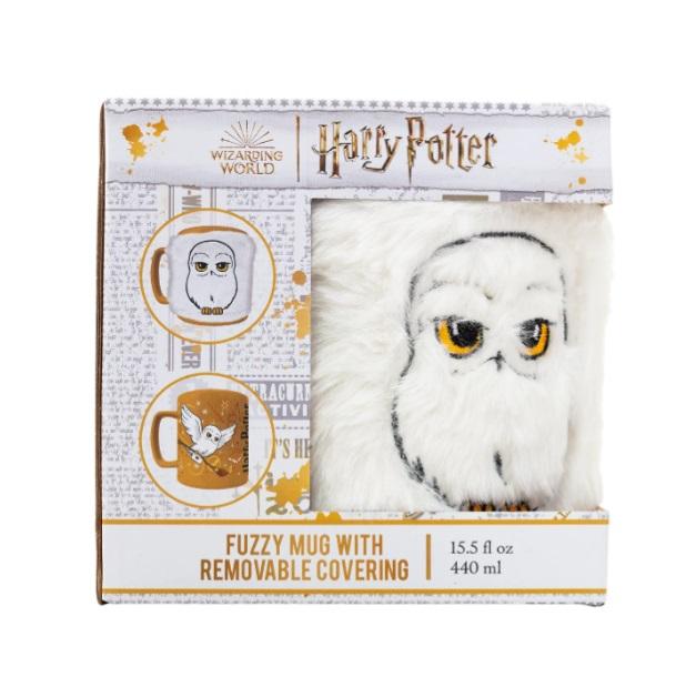 HARRY POTTER FUZZY MUG - HEDWIG / Harry Potter kubek z futerkiem - Hedwiga