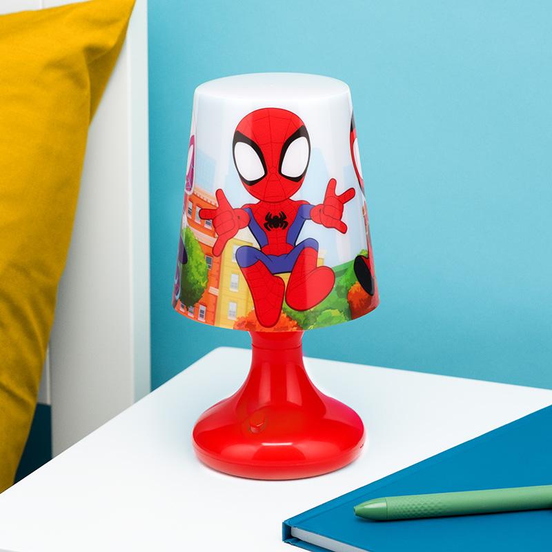 Marvel Spidey and Friends Table Lamp (high: 18,50 cm) / Lampka nocna Marvel Spidey i Przyjaciele (wysokość: 18,50 cm)