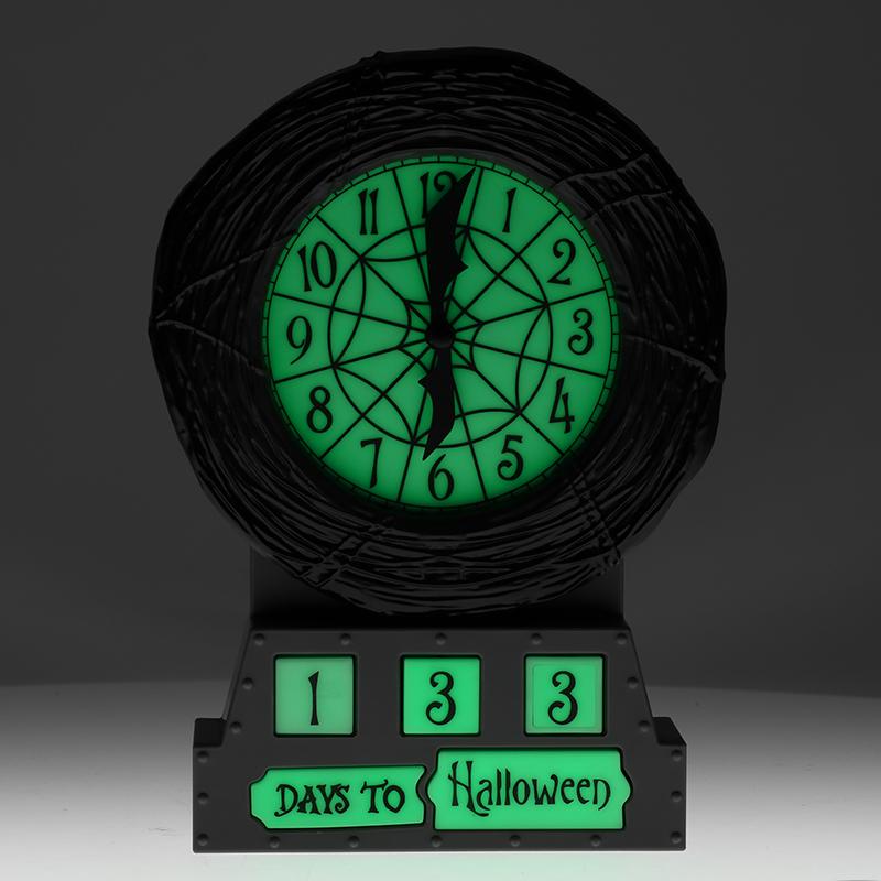 The Nightmare Before Christmas Countdown Alarm Clock (high: 21 cm) / Zegar Miasteczko Halloween (wysokość: 21 cm)