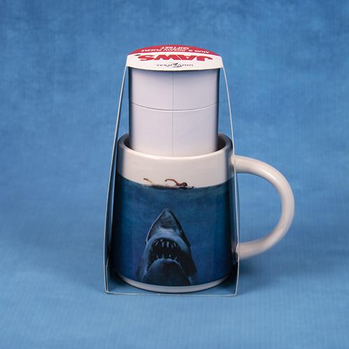 Jaws shaped mug & puzzle gift set / zestaw prezentowy Szczęki kubek plus puzzle (100 elem)