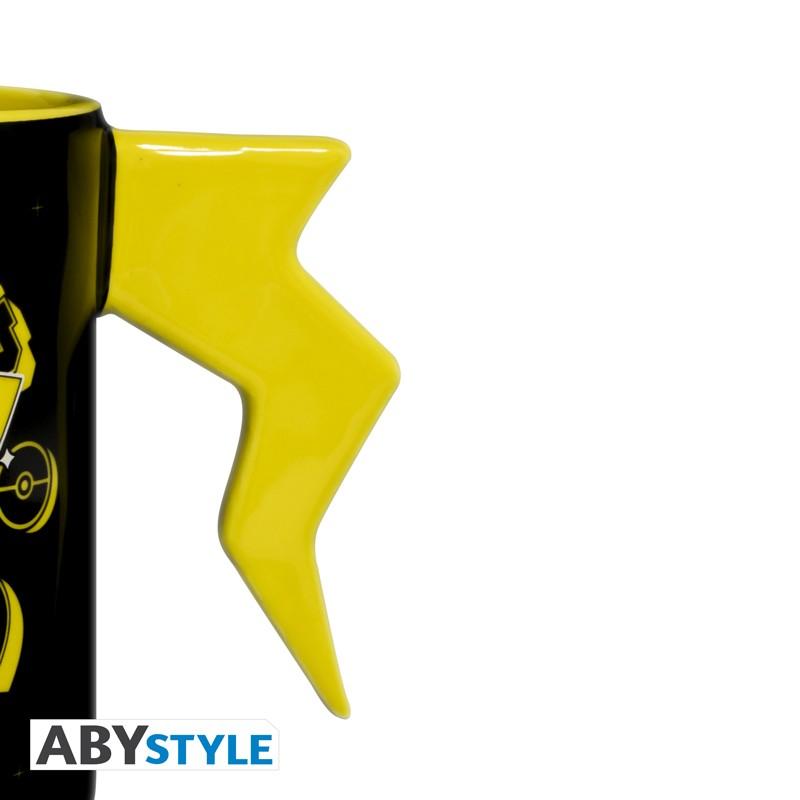 POKEMON Mug 3D handle Pikachu lightening bolt / kubek 3D Pokemon Pikachu - błyskawica - ABS