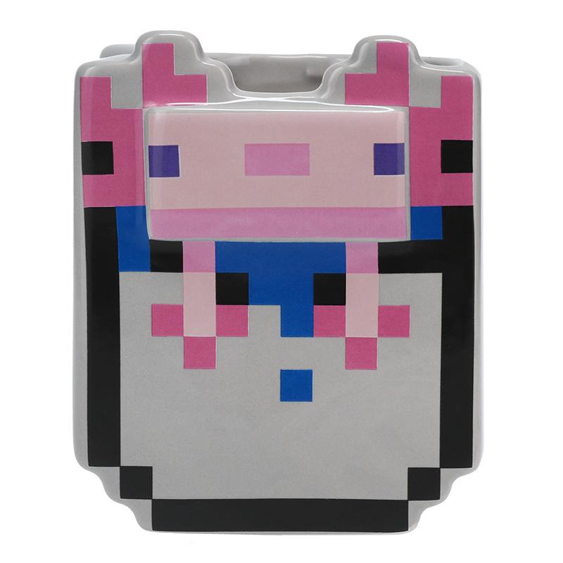 Minecraft Axolotl 3D Shaped Mug / kubek 3D Minecraft Axolotl