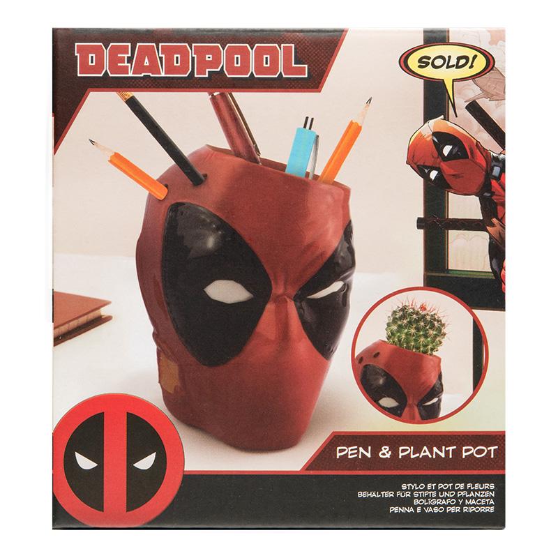 Marvel Deadpool Pen and Plant Pot / przybornik na biurko - doniczka Marvel Deadpool