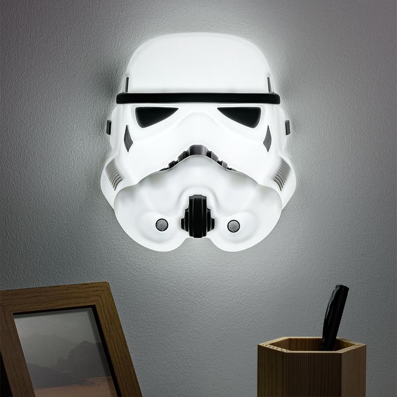 Star Wars Stormtrooper Mask Light desktop / wall light (high: 22 cm) / Gwiezdne Wojny Szturmowiec lampka ścienno-biurkowa (wysokość: 22 cm)