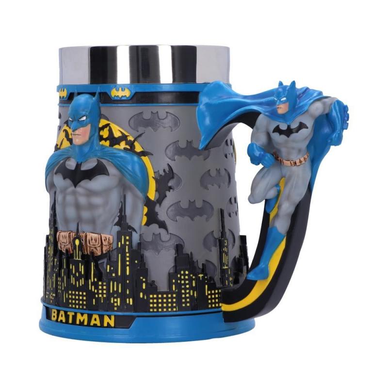 Batman DC The Caped Crusader Tankard (high: 15,5 cm) / kufel kolekcjonerski Batman DC Zamaskowany Krzyżowiec (wys: 15,5 cm)