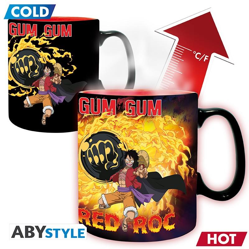 ONE PIECE - Mug Heat Change - 460 ml -Luffy vs Kaidou - ABS