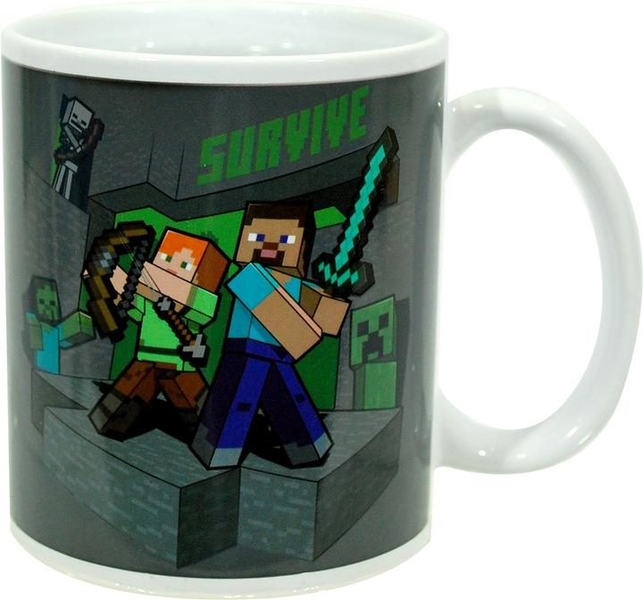 Minecraft heat change mug - Earth / kubek termoaktywny Minecraft