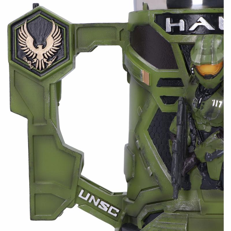 Halo Master Chief Tankard (high: 15,5 cm) / Kufel kolekcjonerski Halo - Master Chief (wys: 15,5 cm)