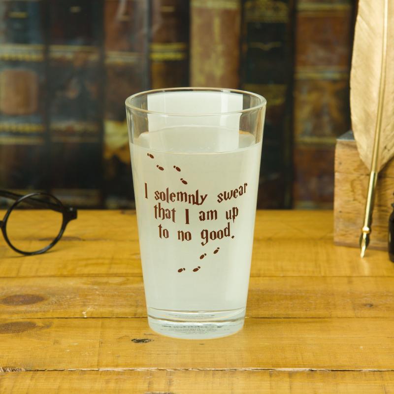 Harry Potter Marauders Map Water Glass / szklanka Harry Potter Mapa Huncwotów